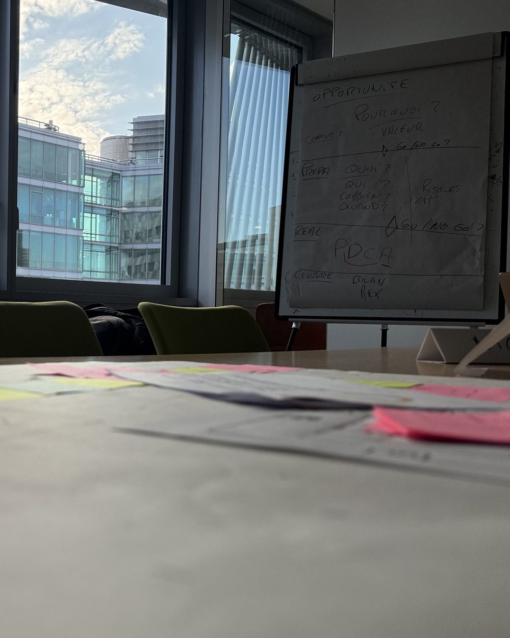 Paperboard en cours de travail